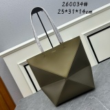 Loewe New Fashion Foldable Leather Handbag Crossbody Bag Size: 25.5x14.5x31.5 CM