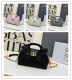 Dior New Fashion Lingge Mini Handbag Chain Crossbody Bag Size: 18.5x8.5x13 CM