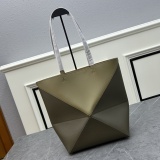 Loewe New Fashion Foldable Leather Handbag Crossbody Bag Size: 25.5x14.5x31.5 CM