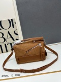 Loewe New Fashion Matte Leather Handbag Crossbody Bag Size: 24x16.5x10.5 CM