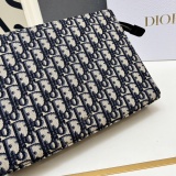 Dior New Classic Logo Jacquard Handbag Storage Bag Size: 27x19x6.5 CM