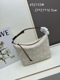 Loewe New Fashion Full Vintage Saddle Bag Handbag Size: 27x21x16.5 CM