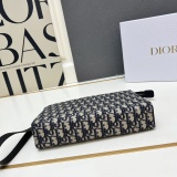 Dior New Classic Logo Jacquard Handbag Storage Bag Size: 27x19x6.5 CM
