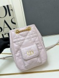 Dior New Fashion Multicarri Sheepskin Chain Backpack Size: 15x19x8.5 CM