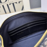 Dior New Classic Logo Printed Chain Hobo Bag Crossbody Bag Size: 22 x 14.5 x 10 CM