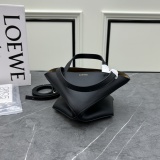 Loewe New Fashion Foldable Leather Handbag Crossbody Bag Size: 16.5x9.5x20 CM