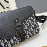 Dior New Classic Saddle Flip Messenger Bag Crossbody Bag Size: 23 x 17 x6 CM
