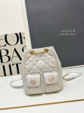 Dior New Classic Lingge Sheepskin Backpack Bucket Bag Size: 20x25 x10.5CM