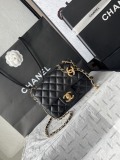 Chanel New Classic Double C Sheepskin Flip Chain Shoulder Bag Size: 13x18x7 CM