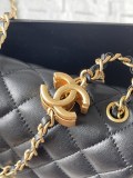 Chanel New Classic Double C Sheepskin Flip Chain Shoulder Bag Size: 13x18x7 CM