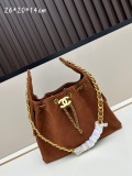 Chanel New Fashion Matte Diamond Grid Handbag Diagonal Cross Bag Size: 26x20x14 CM