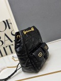 Dior New Classic Lingge Sheepskin Backpack Bucket Bag Size: 20x25 x10.5CM