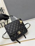 Chanel Retro Academy Style Clover Backpack Size: 20x18 CM