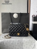Chanel New Classic Double C Sheepskin Flip Chain Shoulder Bag Size: 14.5x23.5x7 CM