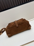 Prada New Classic Triangle Logo Deer Leather Journalist Bag Diagonal Span Bag 
