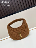 Yves Saint Laurent New Elegant Retro Diamond Grid Handbag Size: 26x19 x5 CM