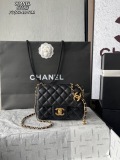 Chanel New Classic Double C Sheepskin Flip Chain Shoulder Bag Size: 13x18x7 CM