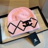 Chanel New Classic Knitted Scarf Hat Set