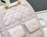 Dior New Classic Lingge Sheepskin Backpack Bucket Bag Size: 20x25 x10.5CM