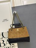 Chanel Classic CC Color Blocked Leather Chain Tote Bag Size: 31x21 CM