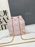 Dior New Classic Lingge Sheepskin Backpack Bucket Bag Size: 20x25 x10.5CM