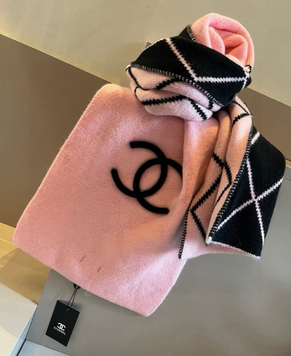 Chanel New Classic Knitted Scarf Hat Set