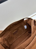 Prada New Classic Triangle Logo Deer Leather Journalist Bag Diagonal Span Bag 