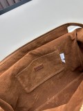 Prada New Classic Triangle Logo Deer Leather Journalist Bag Diagonal Span Bag 