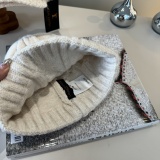 Louis Vuitton Classic Embroidered Knitted Wool Scarf Hat Set
