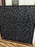 Chanel New Classic Double Sided Letter Printed Cashmere Square Towel Size: 140 x 140 CM