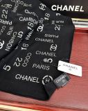 Chanel New Classic Double Sided Letter Printed Cashmere Square Towel Size: 140 x 140 CM