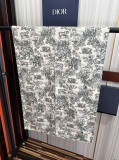 Dior Fashion Double sided Animal Jungle Printed Cashmere Long Scarf Size: 65x 185 CM