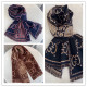 Gucci New Classic Grid GG Jacquard Wool Scarf Size: 47x 180 CM