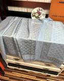 Chanel New Classic Dark Pattern Logo Jacquard Cashmere Square Towel Size: 140x 140 CM