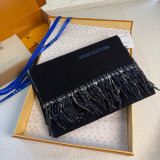 Louis Vuitton New Classic Double sided Gradient Grid Pattern Cashmere Scarf Size: 35x 200 CM