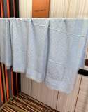 Chanel New Classic Dark Pattern Logo Jacquard Cashmere Square Towel Size: 140x 140 CM