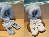 Prada Fashion Bear Ear Hat Scarf One Piece