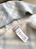 Burberry New Classic Hooded Small Shawl Wool Cape Size: 30x 195 CM