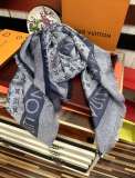 Chanel New Classic Dark Pattern Logo Jacquard Cashmere Square Towel Size: 140x 140 CM