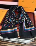 Louis Vuitton New Classic Logo Printed Cashmere Scarf Size: 100x 200 CM