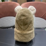 Moncler Fashion Versatile Bear Ears Hat Scarf Glove One Piece