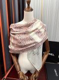 Chanel New Classic Double C Elegant Cashmere Square Towel Size: 140x 140 CM