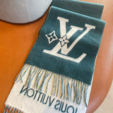 Louis Vuitton New Fashion Color Contrasting Double Sided Wool Scarf Size: 40x 195 CM