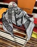 Chanel New Classic Dark Pattern Logo Jacquard Cashmere Square Towel Size: 140x 140 CM