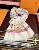 Louis Vuitton New Classic Logo Printed Cashmere Scarf Size: 100x 200 CM