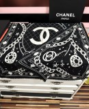 Chanel Fashion Double Sided Double C Graffiti Cashmere Scarf Size: 65x 185 CM