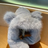 Prada Fashion Bear Ear Hat Scarf One Piece