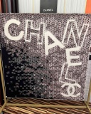 Chanel New Classic Double C Elegant Cashmere Square Towel Size: 140x 140 CM