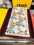 Fendi New Classic Geometric Silk Twill Square Towel Size: 90x 90 CM
