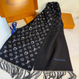 Louis Vuitton New Classic Double sided Gradient Grid Pattern Cashmere Scarf Size: 35x 200 CM